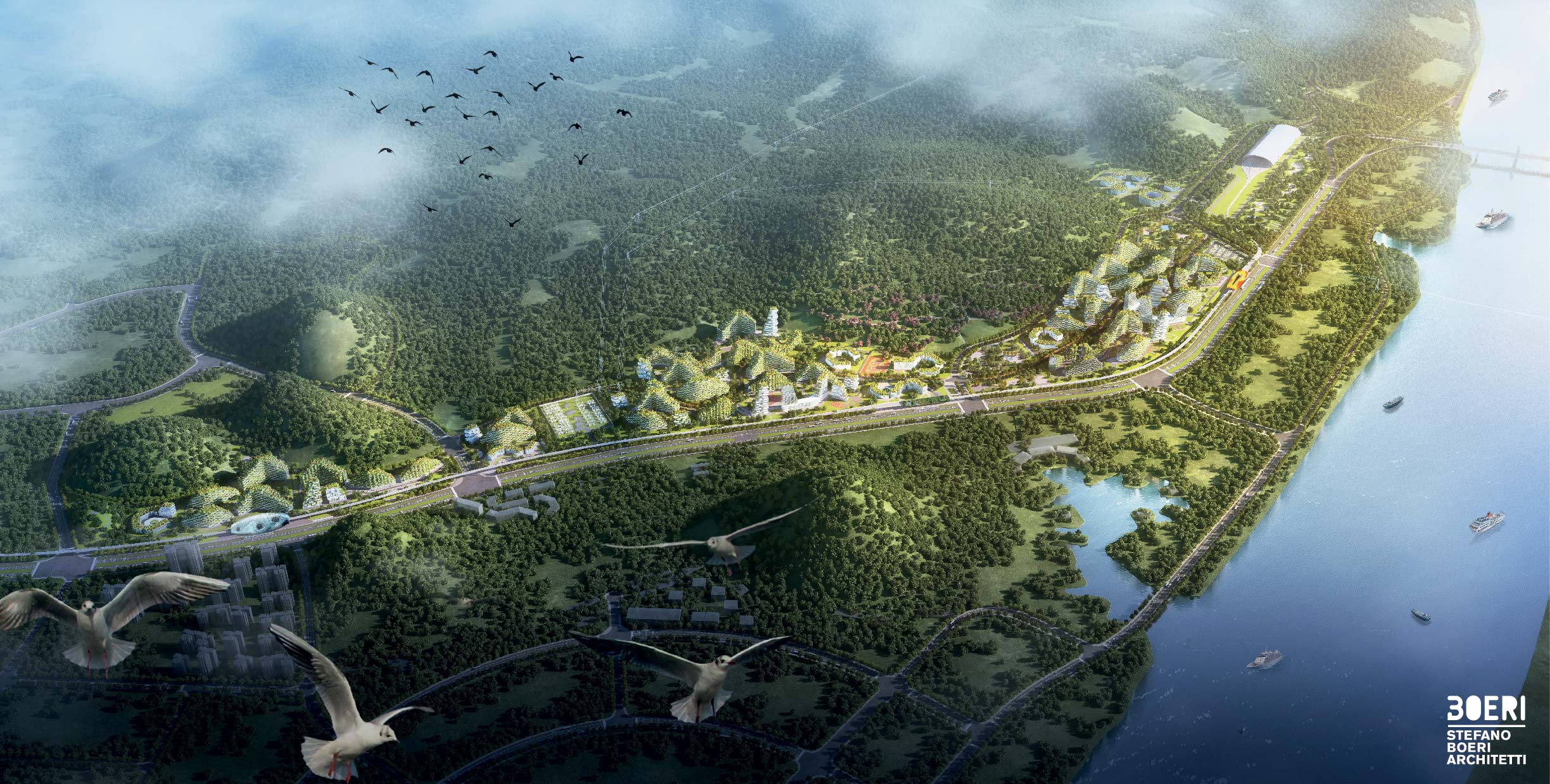 Forest City Birdview